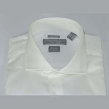 Men's Dress Shirt Christopher Lena 100% Cotton Wrinkle Free C507RSSR Ecru Slim image 5