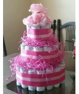 Baby Girl pink Diaper Cake - £29.89 GBP