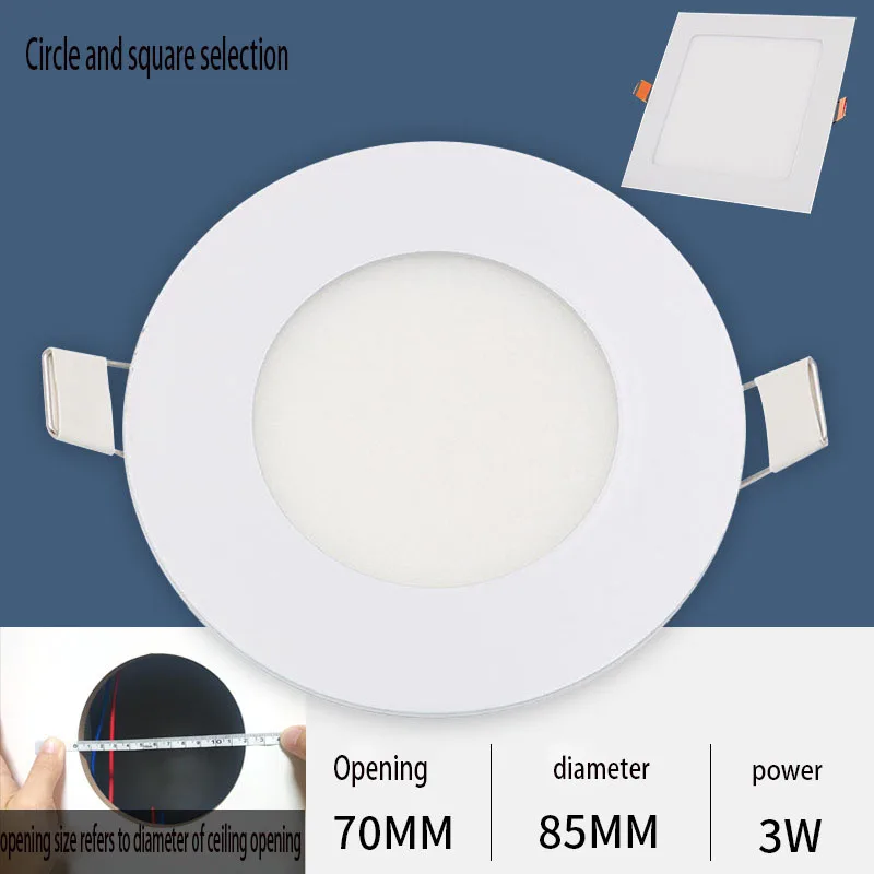 4PCS New 3W-15W Ultra-thin Round LED Ceiling Light Recessed Kitchen Bathroom Lam - £147.05 GBP