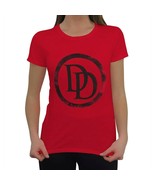 Daredevil Symbol Red Women&#39;s T-Shirt Red - £11.94 GBP
