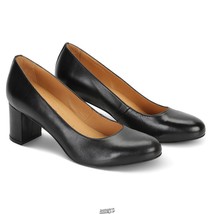Flight Attendant's Comfort Dress Airline Shoes Women 7 Black shock-absorbing Gel - £41.60 GBP