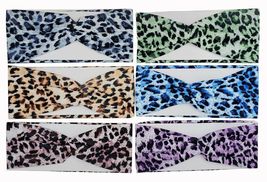 6 Assorted 4&quot; Wide Yoga Headband For Women Girls Hairband Headwrap Twisted - £23.92 GBP