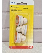 Bussmann 20A Time Delay Fuse BP/TL-20 Time-Delay 125V (3 pack) - £8.74 GBP