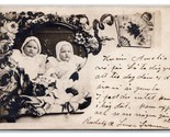 RPPC Adorable Children Named Subject Rudolf &amp; Lunea Swensen Postcard L17 - £3.23 GBP
