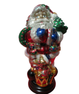 JC Penney Home Collection Blown Glass Santa Claus Christmas Decoration 1... - £19.71 GBP