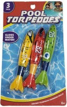 3 PACK - Pool Torpedoes Glide Under Water Fun Summer Toy Water Swimming Skills - £7.07 GBP