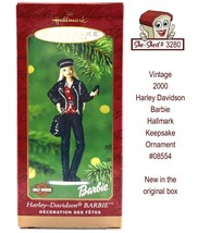 Harley Davidson Barbie Hallmark Keepsake Ornament 08554 NIB Vintage 2000 - £19.91 GBP