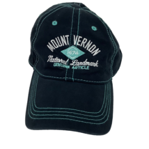 Mount Vernon Natural Landmark Blue 6 Panel Adjustable Baseball Ball Hat - £12.72 GBP