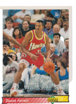 Duane Ferrell Hawks Forward 1992-92 Upper Deck Card # 327 Near Mint - $1.58