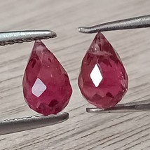 2.19 Cttw. ,Tourmaline Briolette, Teardrop, Tourmaline Briolette Pair, 2 Pcs., R - £75.92 GBP