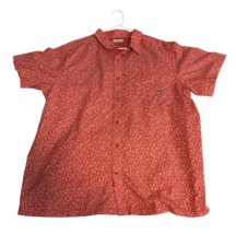 Columbia PFG Mens Red Polyester Short Sleeve Fishing Shirt Men’s XL Vented - $23.08