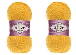 Alize Cotton Gold Yarn 55% Cotton 45% Acrylic Yarn Crochet Hand Knitting Art Lot - £11.76 GBP