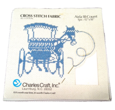 Cross Stitch Fabric All Cotton Aida 18 Count 1 Pc. 12&quot; X 18&quot; Charles Craft Inc. - £4.24 GBP