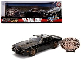 1977 Pontiac Firebird Trans Am Black with Replica Buckle "Smokey and the Bandit" - $109.99