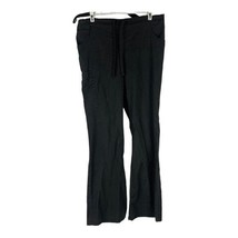 Scrubstar Womens Black Scrub Pants S/CH Cotton Blend With Drawstring Waist - $18.50