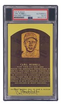 Carl Hubbell Signé 4x6 New York Géants Hall Of Fame Plaque Carte PSA/DNA - £60.95 GBP