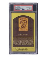 Carl Hubbell Signé 4x6 New York Géants Hall Of Fame Plaque Carte PSA/DNA - £61.48 GBP