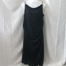 Sleeveless black Global Mind dress with rhinestones - $40.00