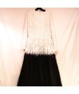 Wedding Dress Size 42 FR 12 (L) USA Ball Gown Long Sleeves - €298,13 EUR