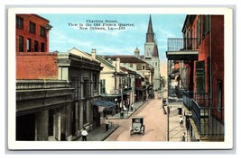 Chartres Street View New Orleans LA Louisiana UNP WB Postcard Y1 - £3.58 GBP