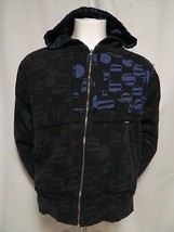 VOLCOM lightly Removed Mens Skater Hoodie Jacket Insulated All Over Print S  - £30.92 GBP