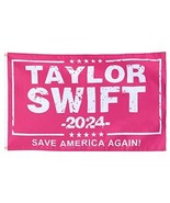 Taylor Swift 2024 Save America Again! Red Flag Sign 3x5 Wall Decor Indoo... - $14.99