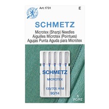 SCHMETZ Microtex Sharp Sewing Machine Needles - Quilting &amp; Topstitching Supplies - £7.96 GBP