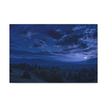Rising of the Full Moon Scene Beautiful Dramatic and Picturesque Beauty Nature  - £56.74 GBP+