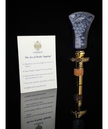 Faberge  Crystal  Blue Grapes Bottle Stopper - $541.36 CAD
