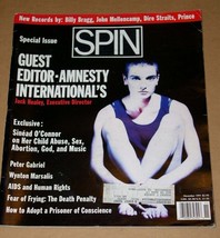 Sinead O&#39;Connor Spin Magazine Vintage 1991 Peter Gabriel Amnesty International - £23.56 GBP