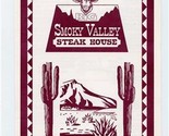 Smoky Valley Steak House Menu &amp; Drink Menu Foxboro Massachusetts  - £22.15 GBP