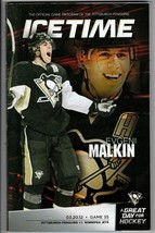 Mar 20 2012 Winnipeg @ Pittsburgh Penguins Program James Neal Hat Trick - $14.84