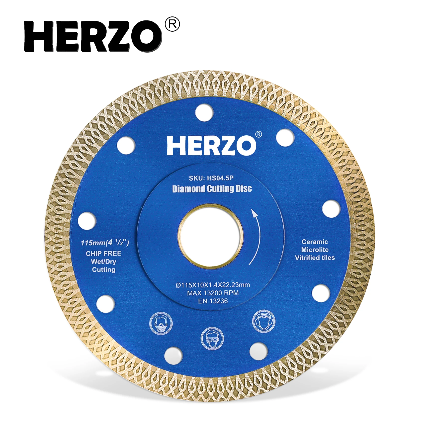 HERZO  Saw Blades 115MM Mini Cutting Disc For mini grinders Porcelain Ce... - $58.48