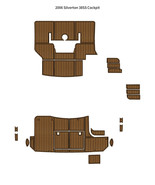 2006 Silverton 38SS Cockpit Pad Boat EVA Foam Faux Teak Floor Flooring Mat - $1,776.65 CAD