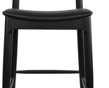 Elbow Countertop Height Bar Stool Wood Frame Bar Stools With Open Backs ... - £286.64 GBP