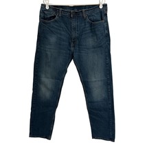 Levis 505 Jeans Mens 38x32 Per Tag Blue Medium Wash Cotton Blend Everyda... - $24.99