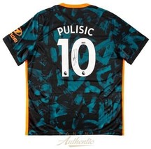 Christian Pulisic Autographed 2021-22 Chelsea Fc #10 Third Jersey Panini - £394.88 GBP