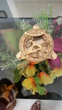 Antique Maritime West London Brass Sundial Compass Nautical Decor Gift - £45.55 GBP