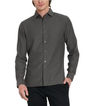 Ted Baker Mens Shirt Black Long Sleeves Button-Up Dress Cotton Lightweight - $49.99