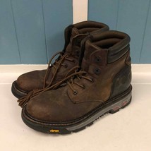 Justin Men&#39;s 6&quot; Laborer Waterproof Work Boot Composite Toe Brown 9.5 Men - £72.46 GBP