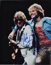 BON JOVI SIGNED photo x2 - John Bon Jovi, Richie Sanbora  w/coa - £204.20 GBP