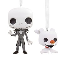 Hallmark Funko Pop Jack Skellington and Zero Nightmare Before Christmas Ornament - £18.20 GBP