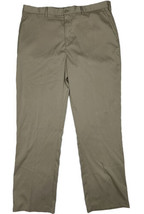 BCG Golf Pants Men Size 38x32 Beige Performance Polyester Blend Measure True - £7.32 GBP