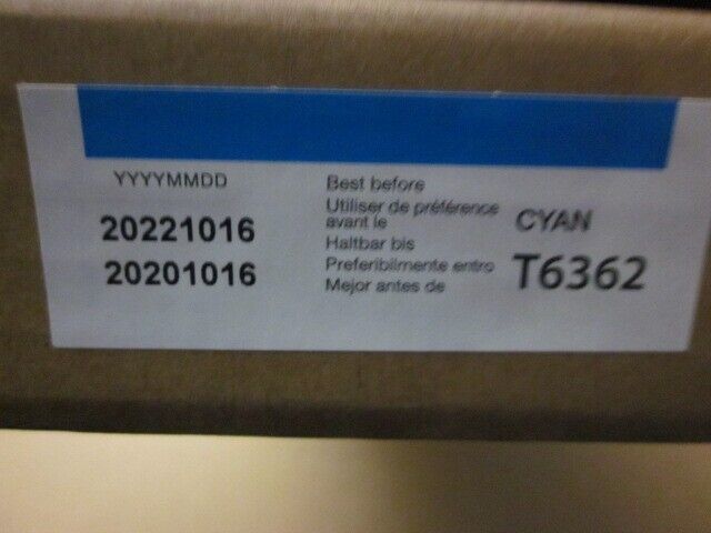 Genuine Epson T6362 Cyan Ink Cartridge Stylus Pro 10/2022 Sealed Item image 3