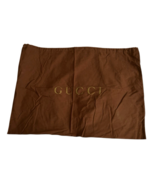 Authentic Gucci Drawstring Dust Bag Brown Size 19”x26” - $623.94 MXN