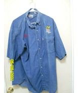 Competitors View Mens Shirt Short Sleeve Blue Jeff Gordon Button Down XL - $19.32 CAD