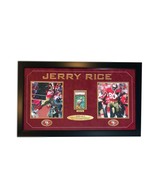 Jerry Rice Signed Authentic Rookie Card Framed Collage 49ers Signed COA PSA - £1,253.79 GBP