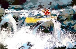 Wayland Moore White Water Hand Signed Limited Lithograph On Paper Art - £174.06 GBP