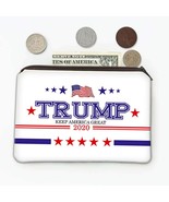 Keep America Great Trump 2020 : Gift Coin Purse USA Donald American Flag - $187.36 MXN