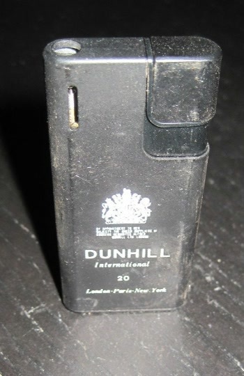 Vintage MERCY DUNHILL International British CIGARETTES Torch Gas Butane Lighter - $14.99